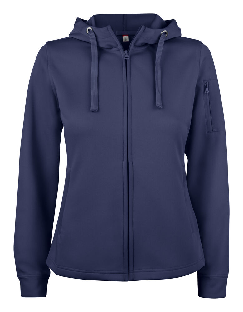 Basic Active Hoody Full Zip Women - 4