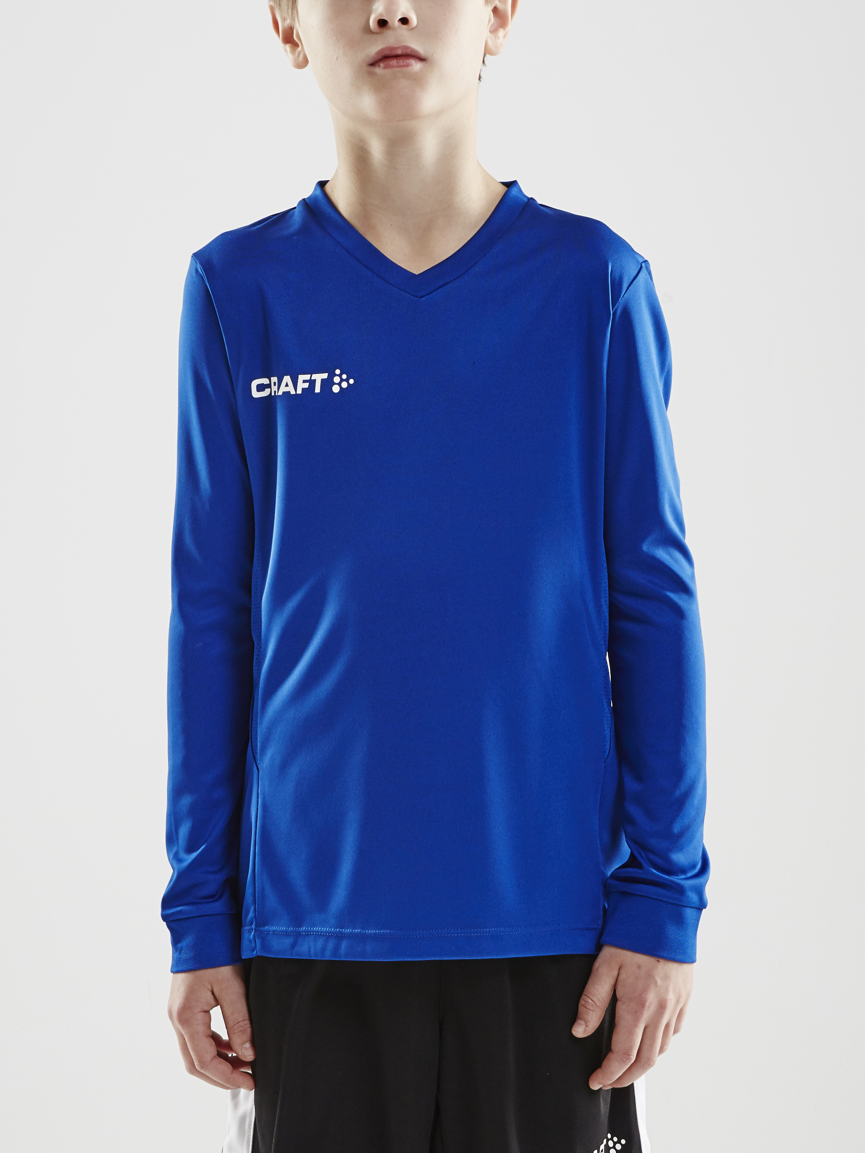SQUAD GO JERSEY SOLID LS JR - 16
