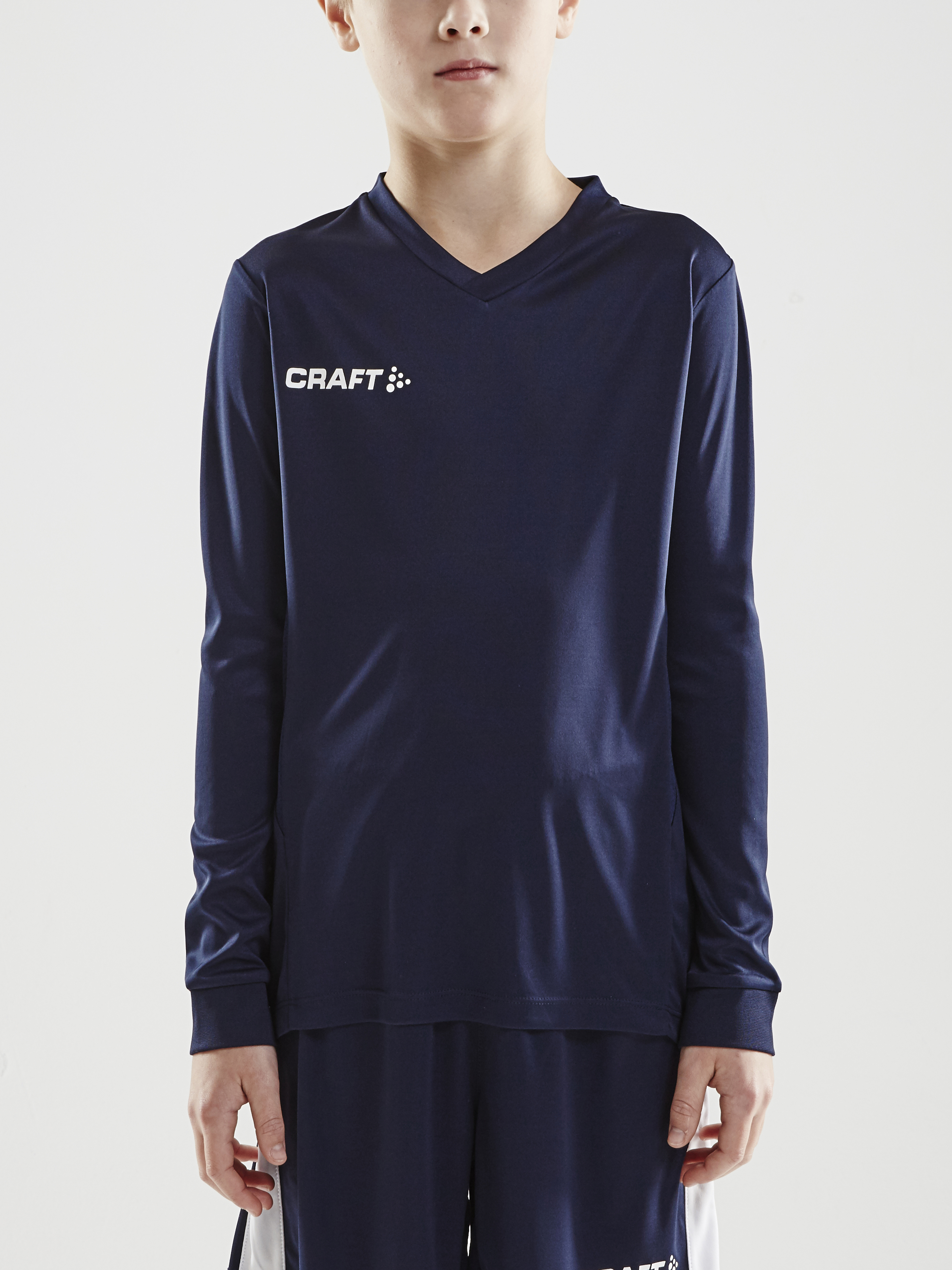 SQUAD GO JERSEY SOLID LS JR - 17