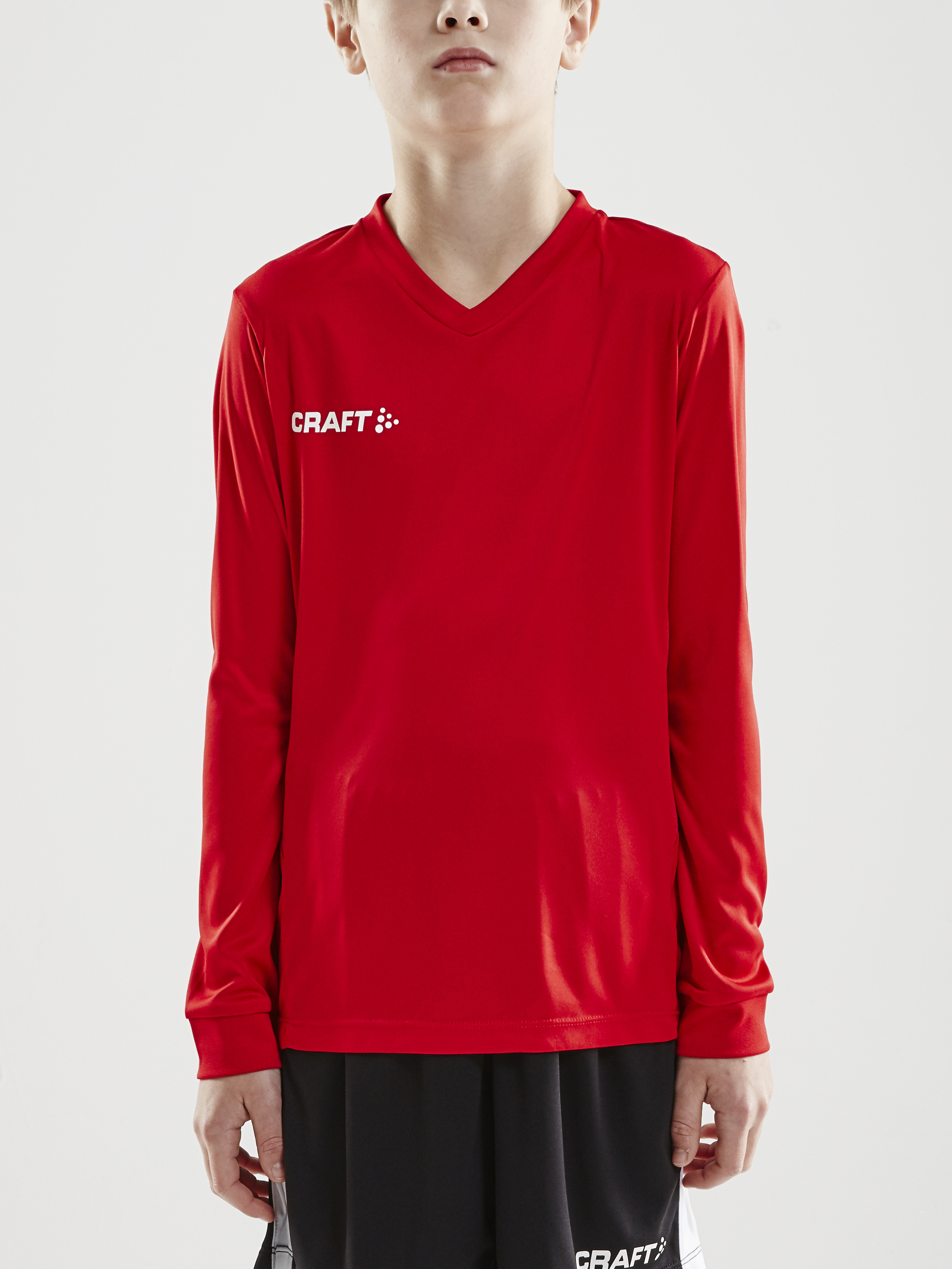 SQUAD GO JERSEY SOLID LS JR - 18