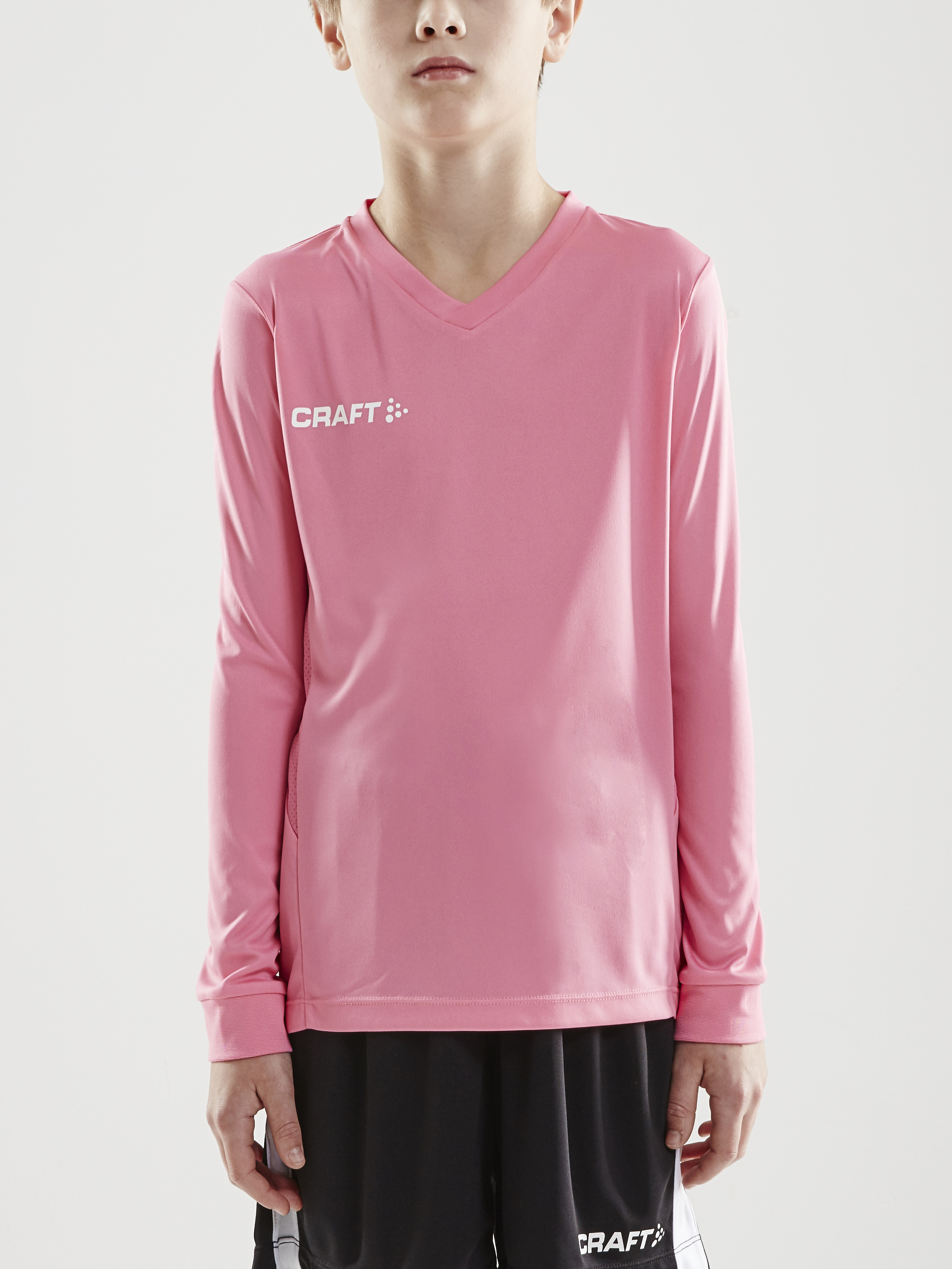 SQUAD GO JERSEY SOLID LS JR - 19