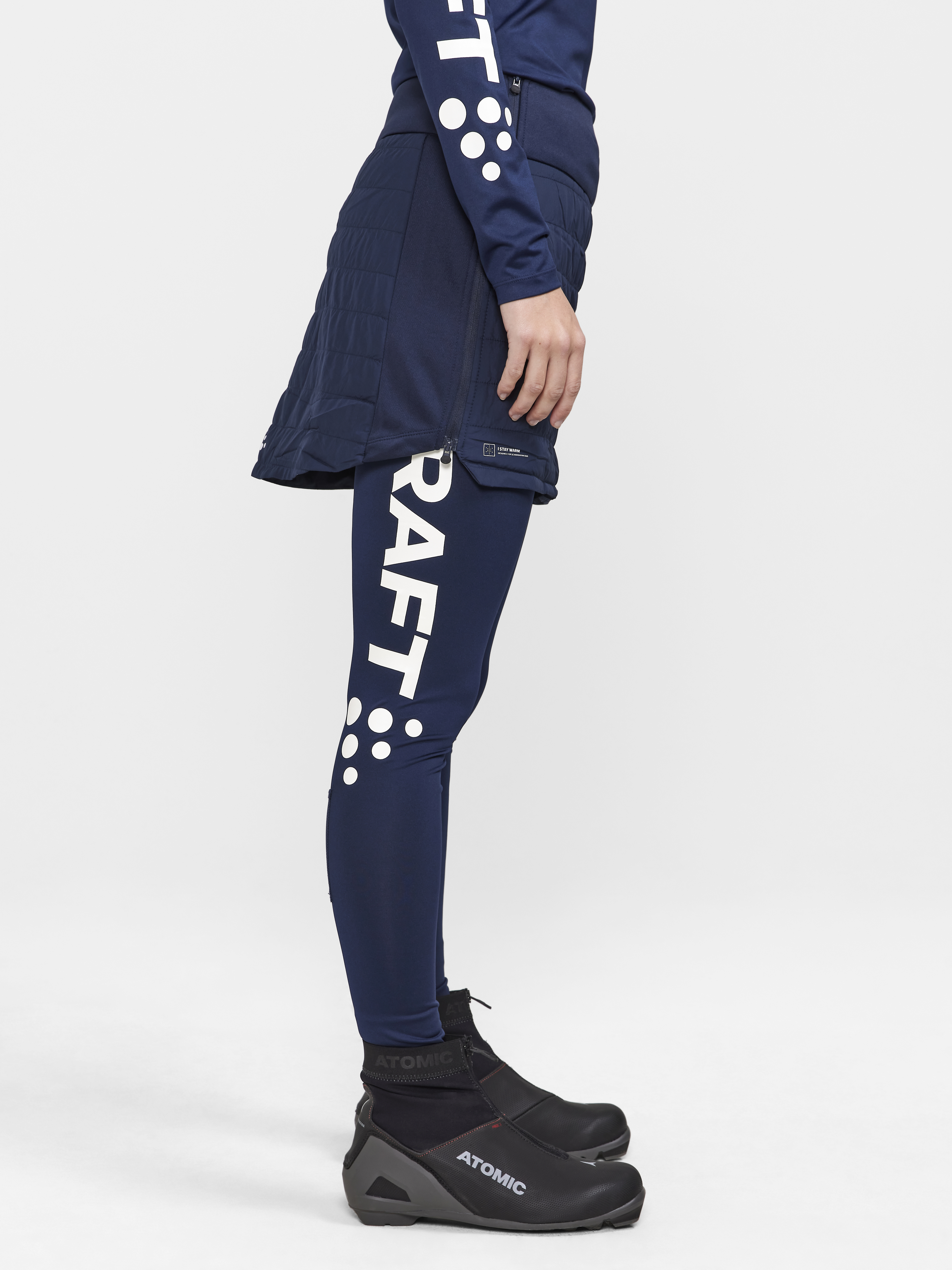 Craft CORE Nordic Club Skirt Dam – Värmande kjol för längdskidåkning - 8