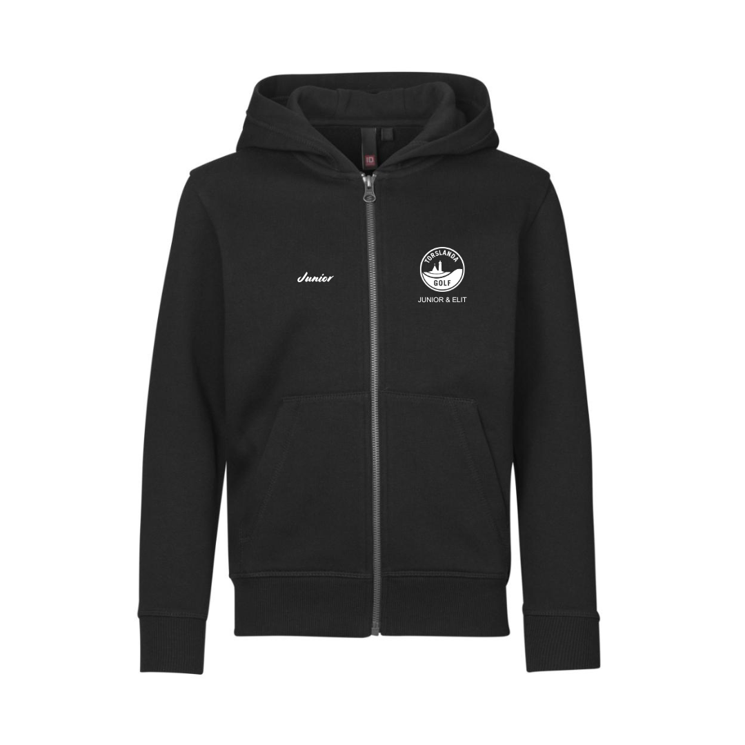 Hoodie Zip svart JR Torslanda GK - 2