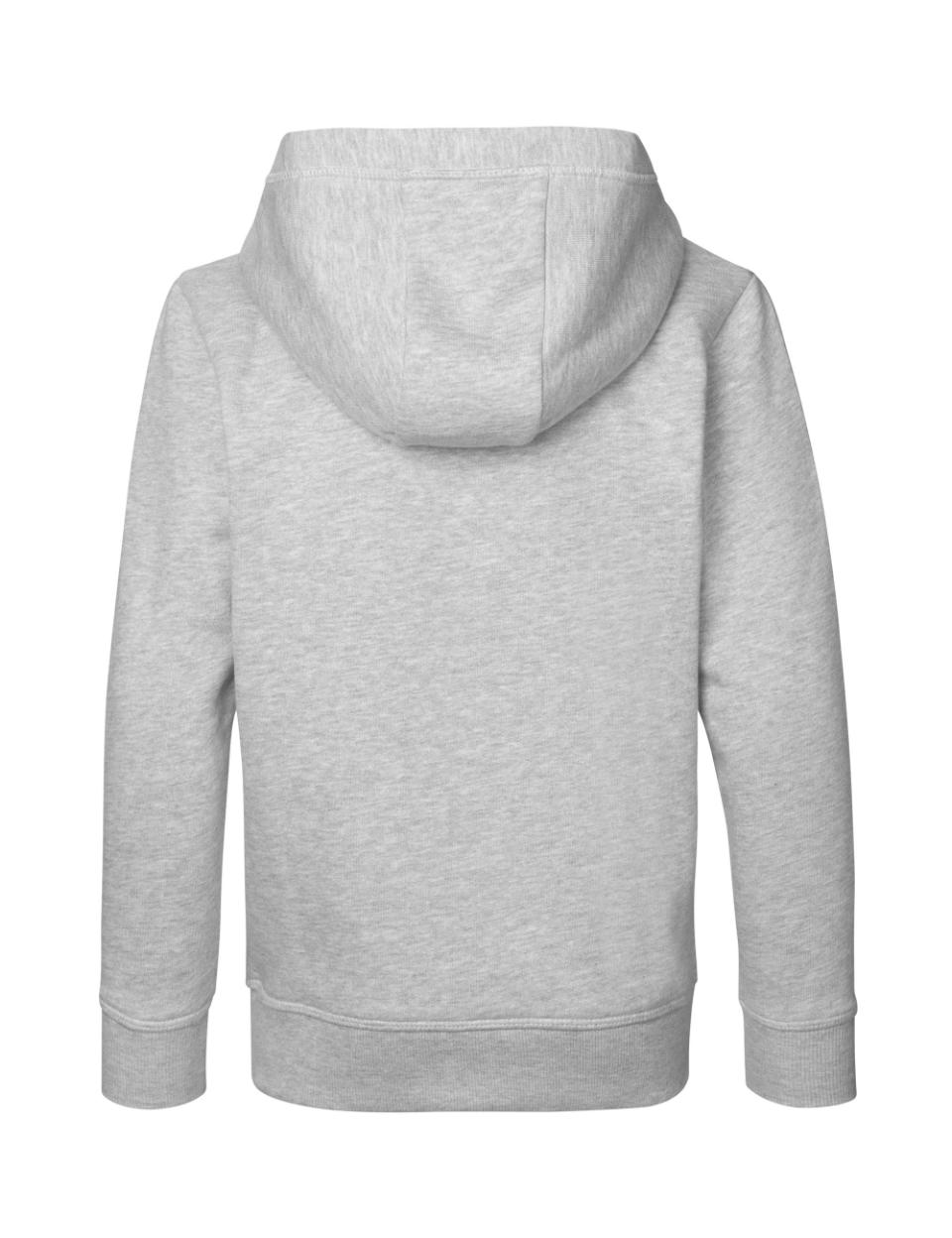 Hoodie Zip gråmelerad JR Torslanda GK - 3
