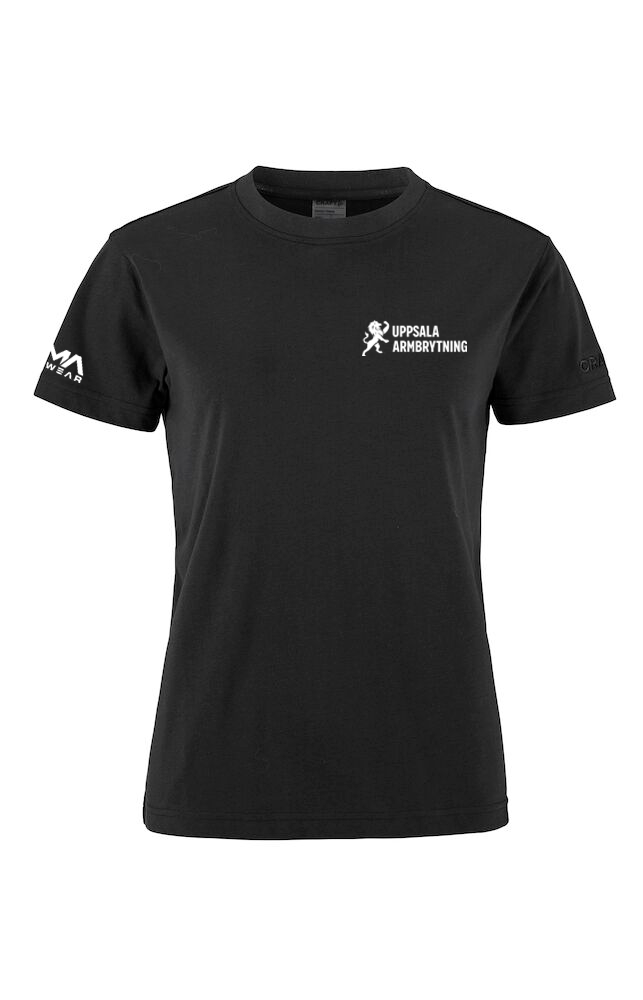 Uppsala Armbrytning Community Tee 2.0 W svart