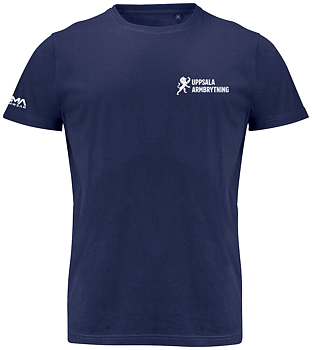 Uppsala Armbrytning Regular t-shirt M marinblå