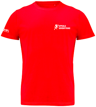 Uppsala Armbrytning Regular t-shirt M röd