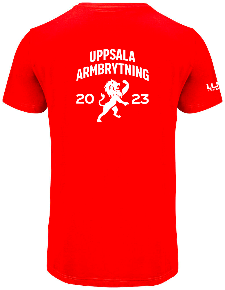 Uppsala Armbrytning Regular t-shirt M röd - 2