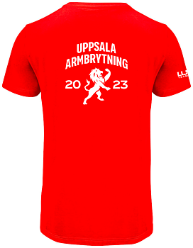 Uppsala Armbrytning Regular t-shirt M röd