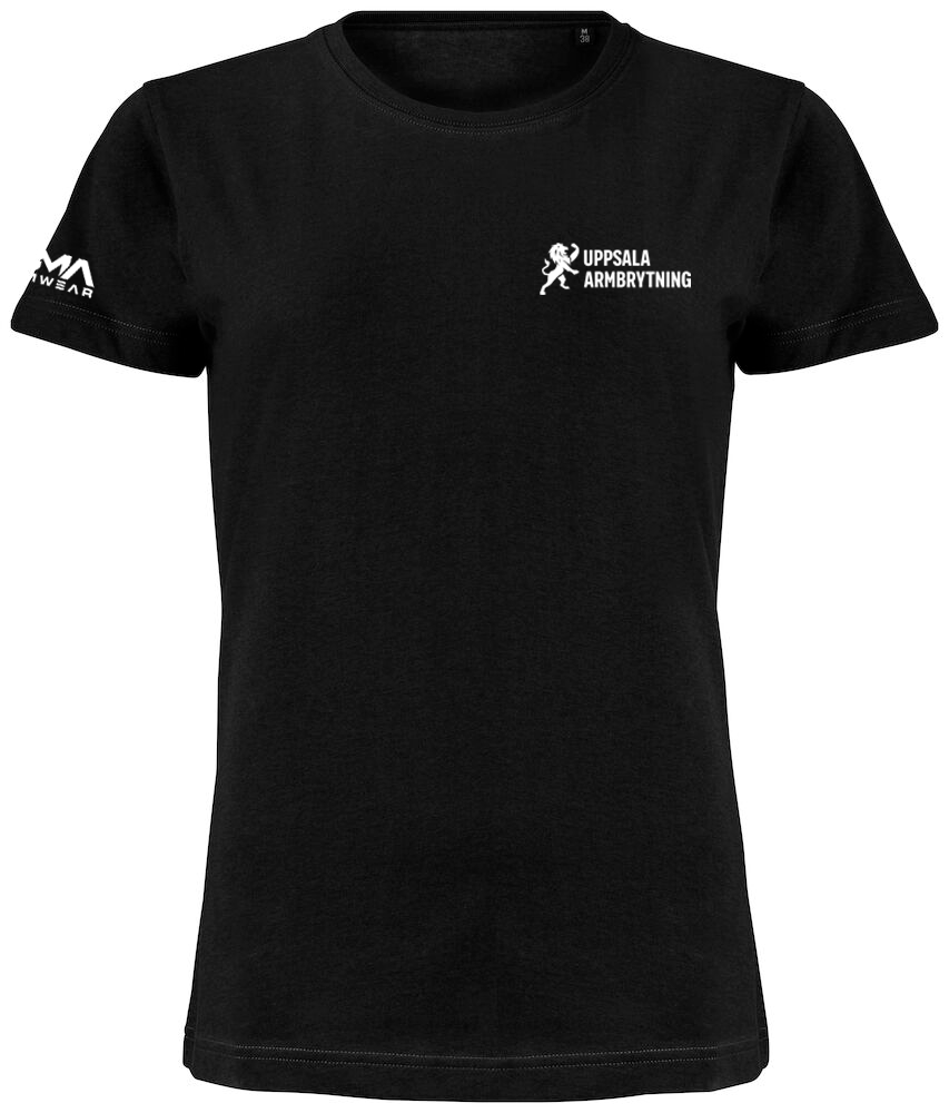 Uppsala Armbrytning Regular t-shirt W svart
