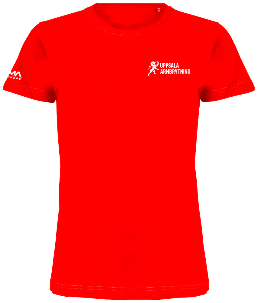 Uppsala Armbrytning Regular t-shirt W röd