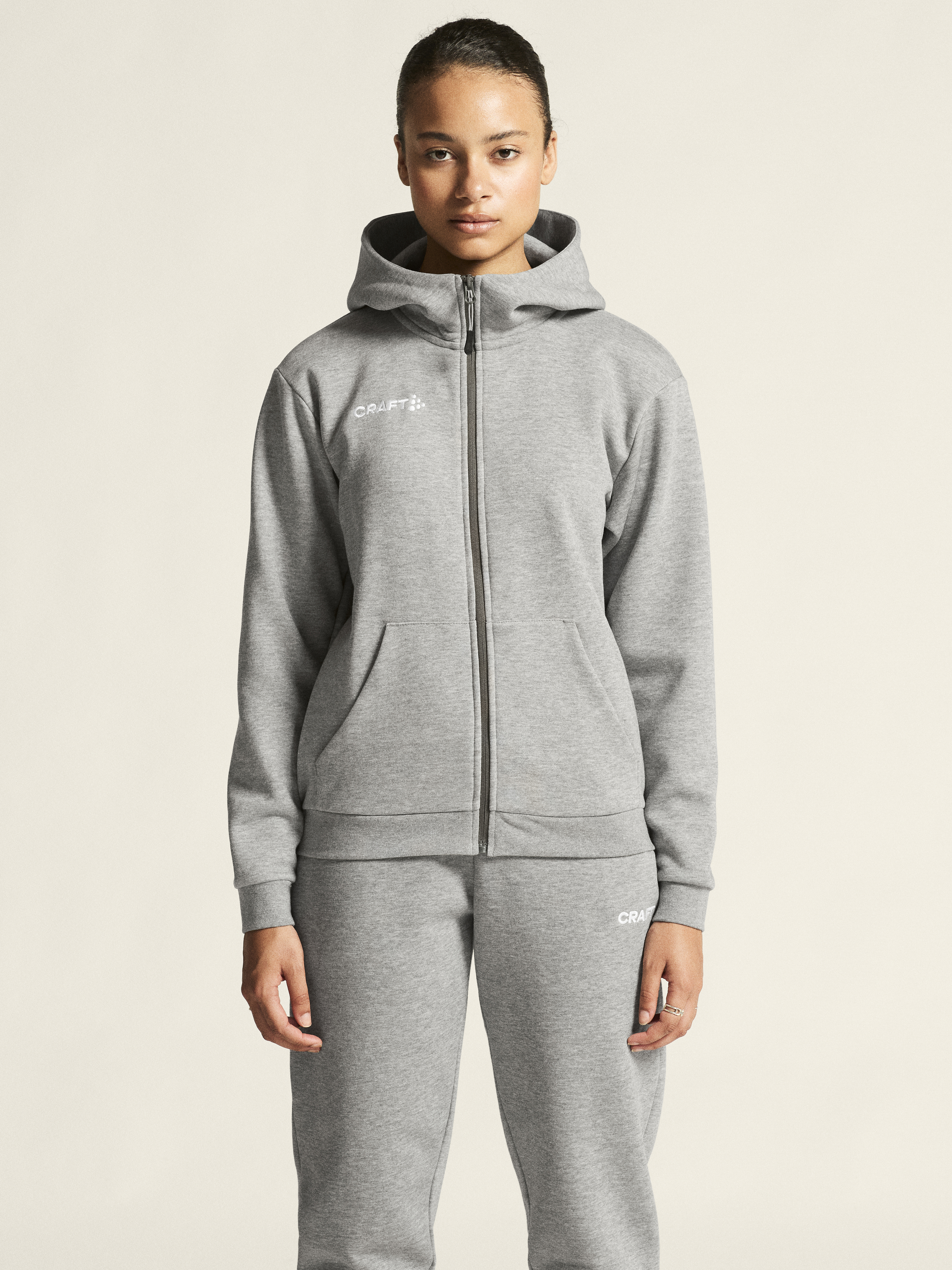 COMMUNITY 2.0 LOGO FZ HOODIE W - 24