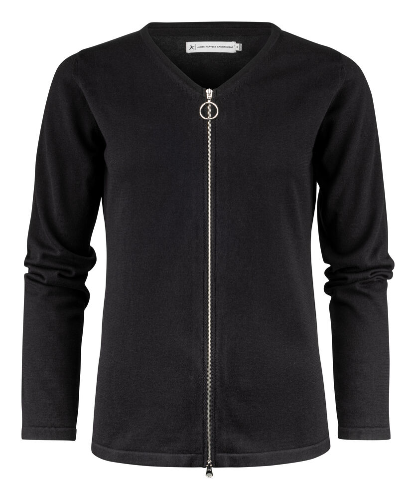 Ashland Cardigan Woman – Stickad Kofta med Metalldragkedja