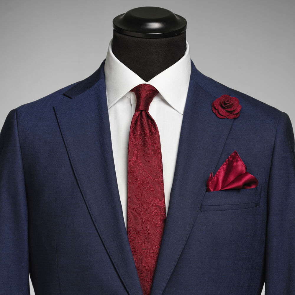 Solid Paisley Tie With Giftbox - 3