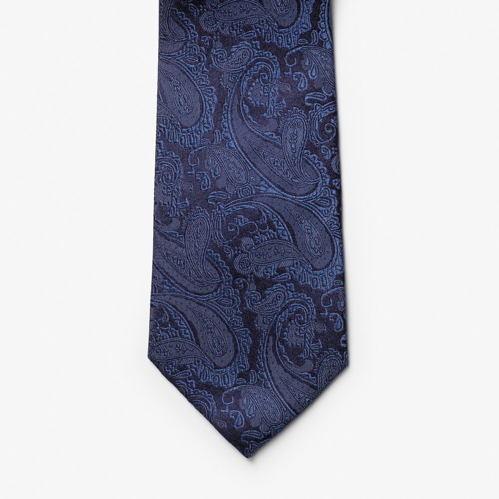 Solid Paisley Tie With Giftbox - 5