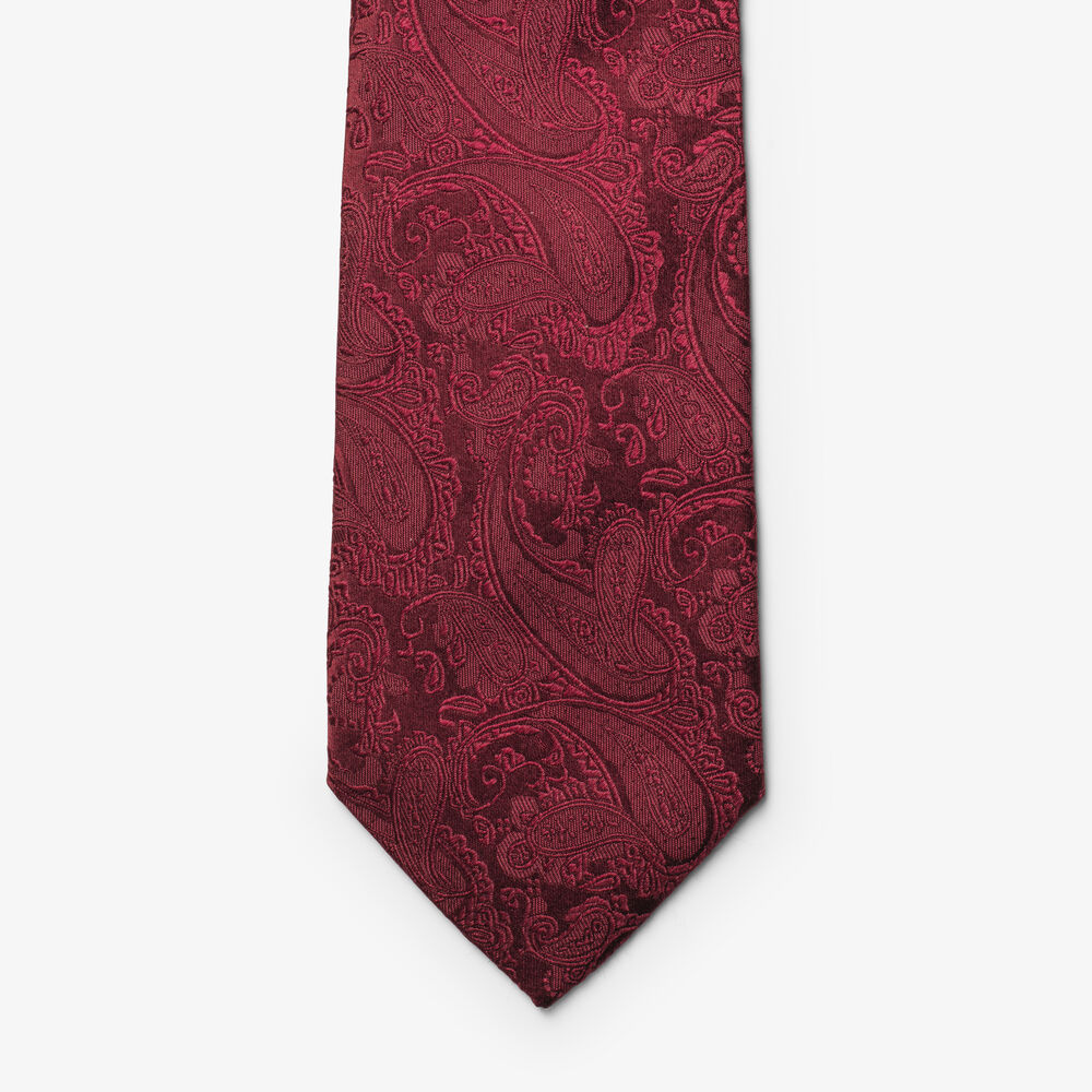 Solid Paisley Tie With Giftbox - 6