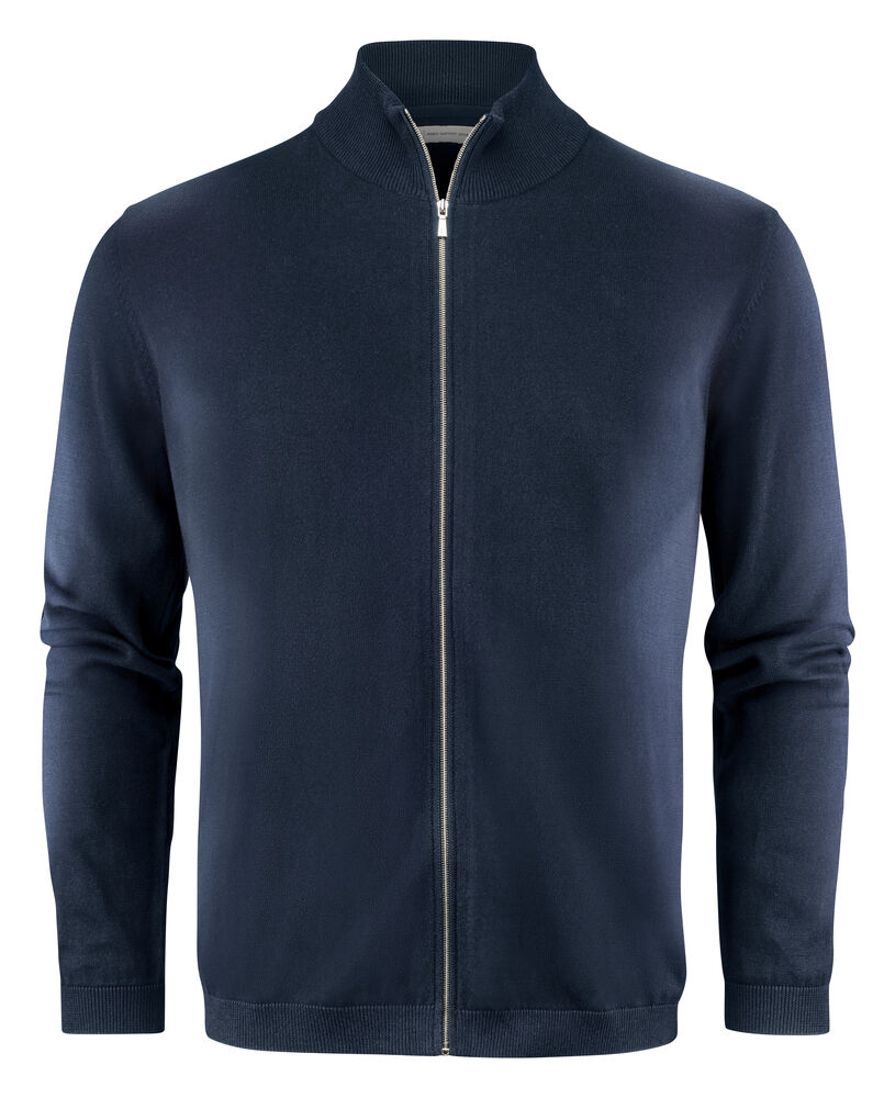 James Harvest Ashland Cardigan – Stickad Kofta med Dragkedja