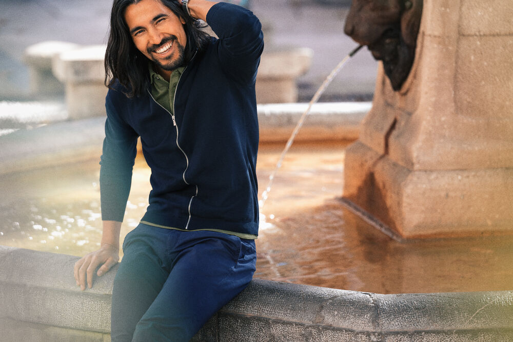 James Harvest Ashland Cardigan – Stickad Kofta med Dragkedja - 15