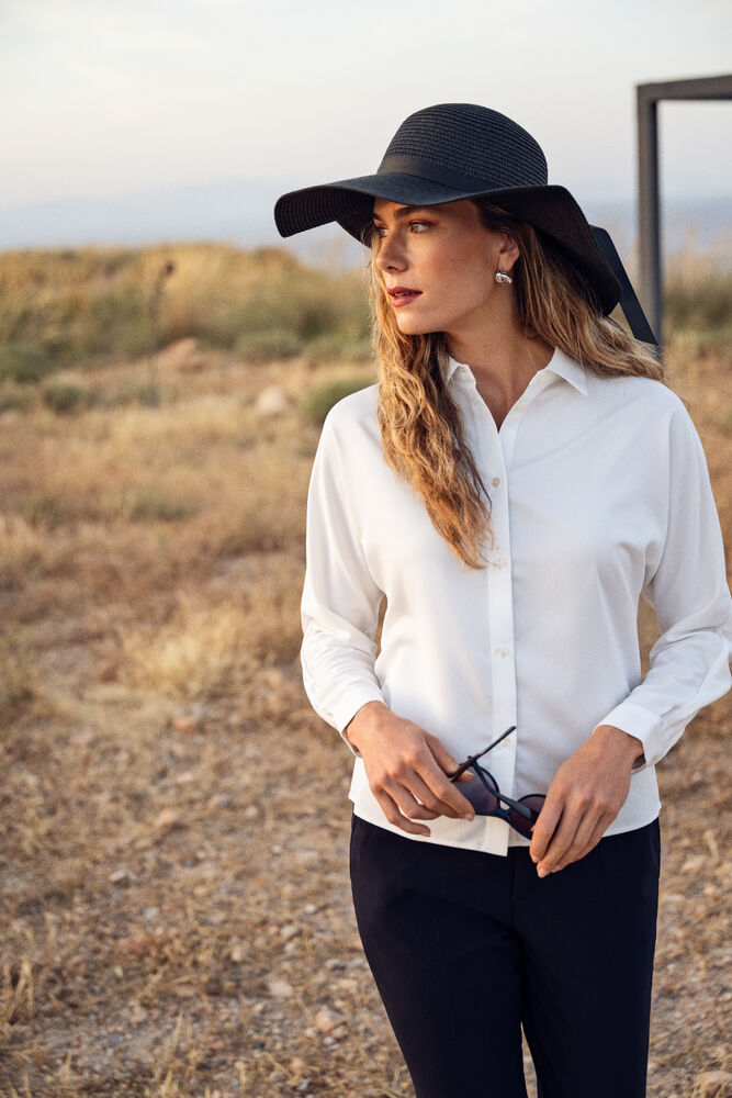 Crepe Satin Blouse - 11