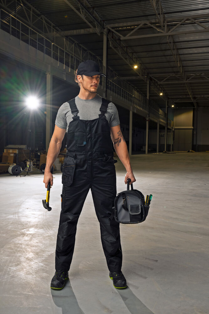 Jobman 3730 Hängselbyxa – Slitstark arbetsbyxa - 7