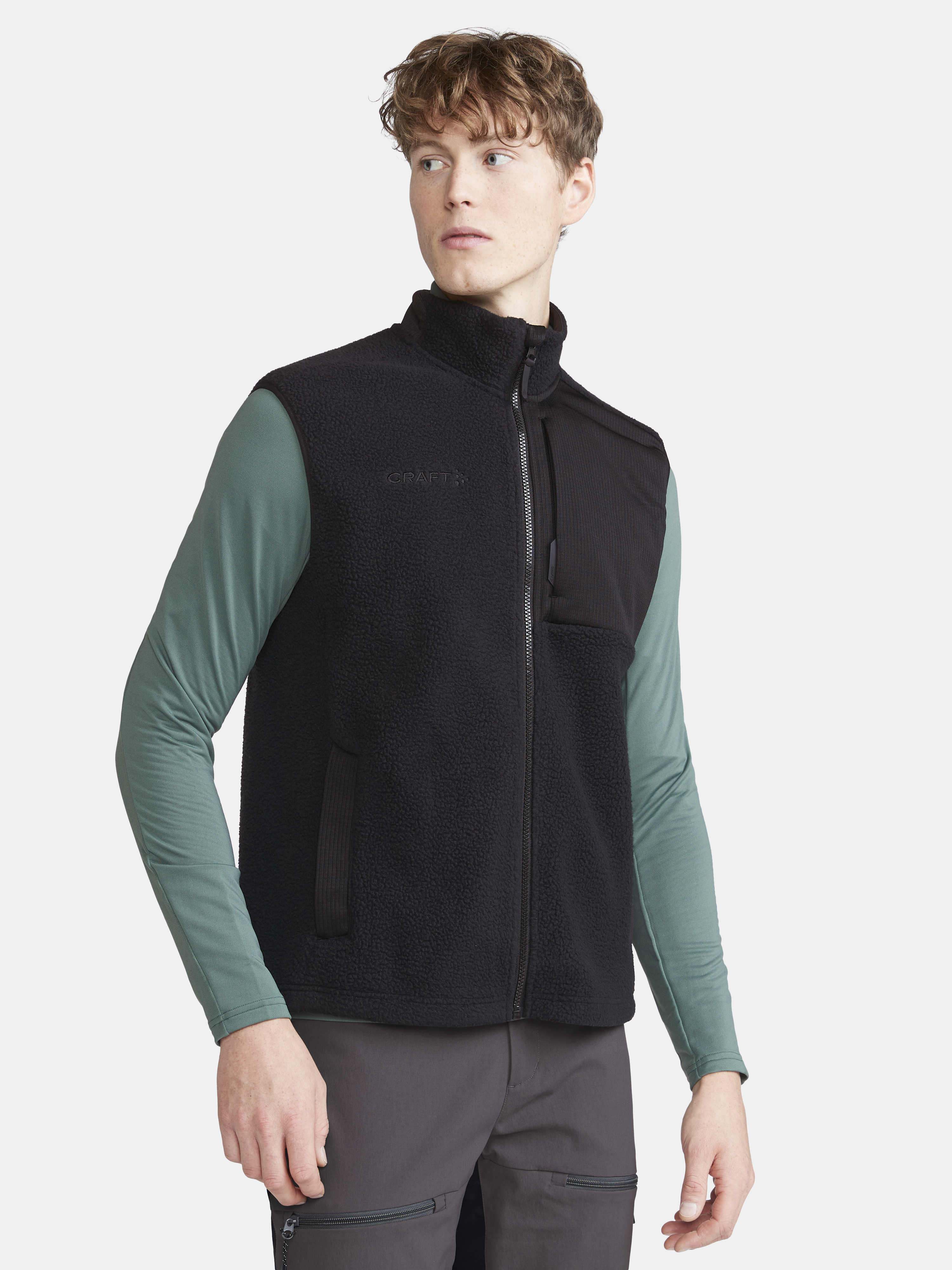 ADV EXPLORE PILE FLEECE VEST M - 12