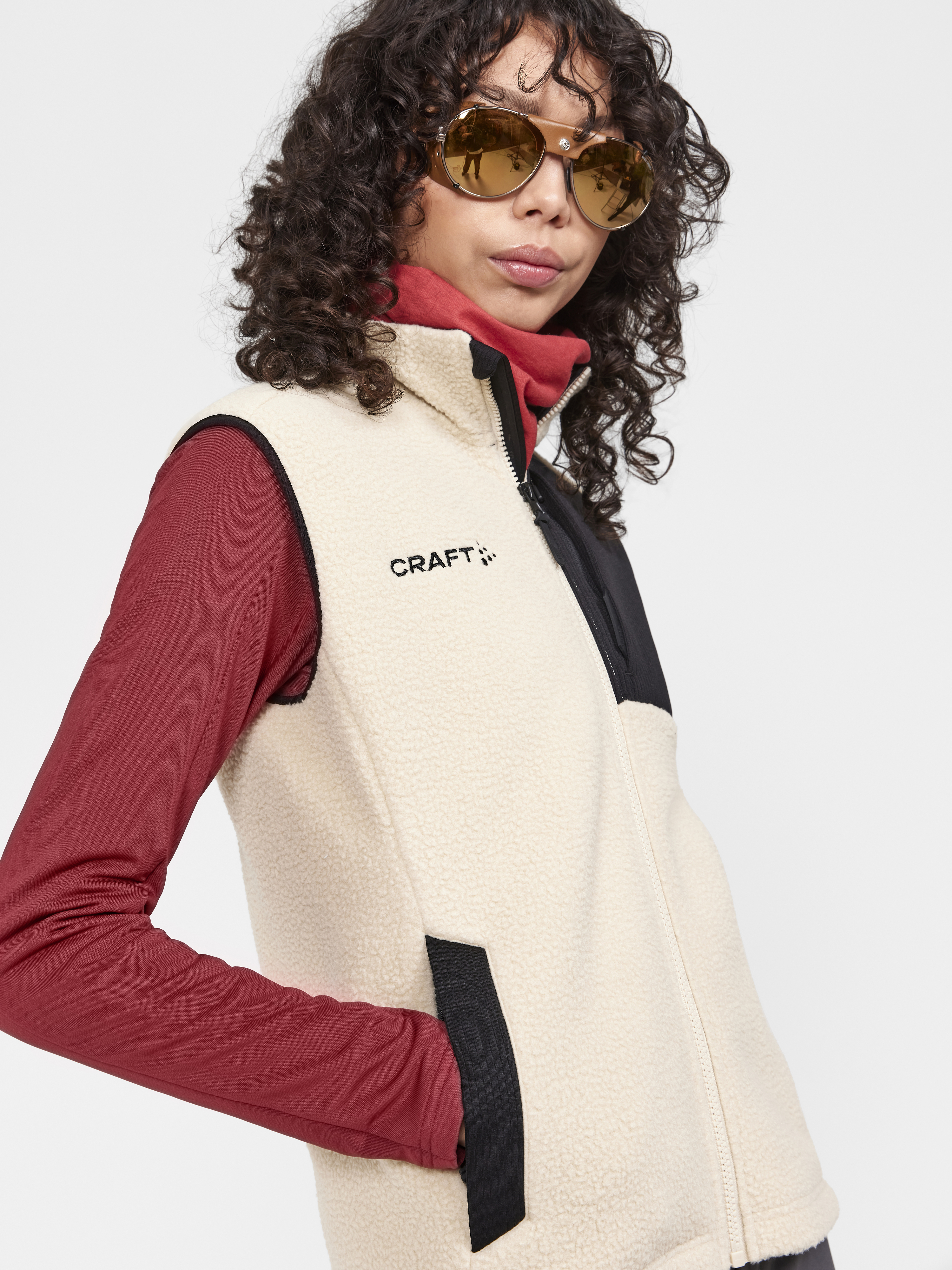 ADV EXPLORE PILE FLEECE VEST W - 4