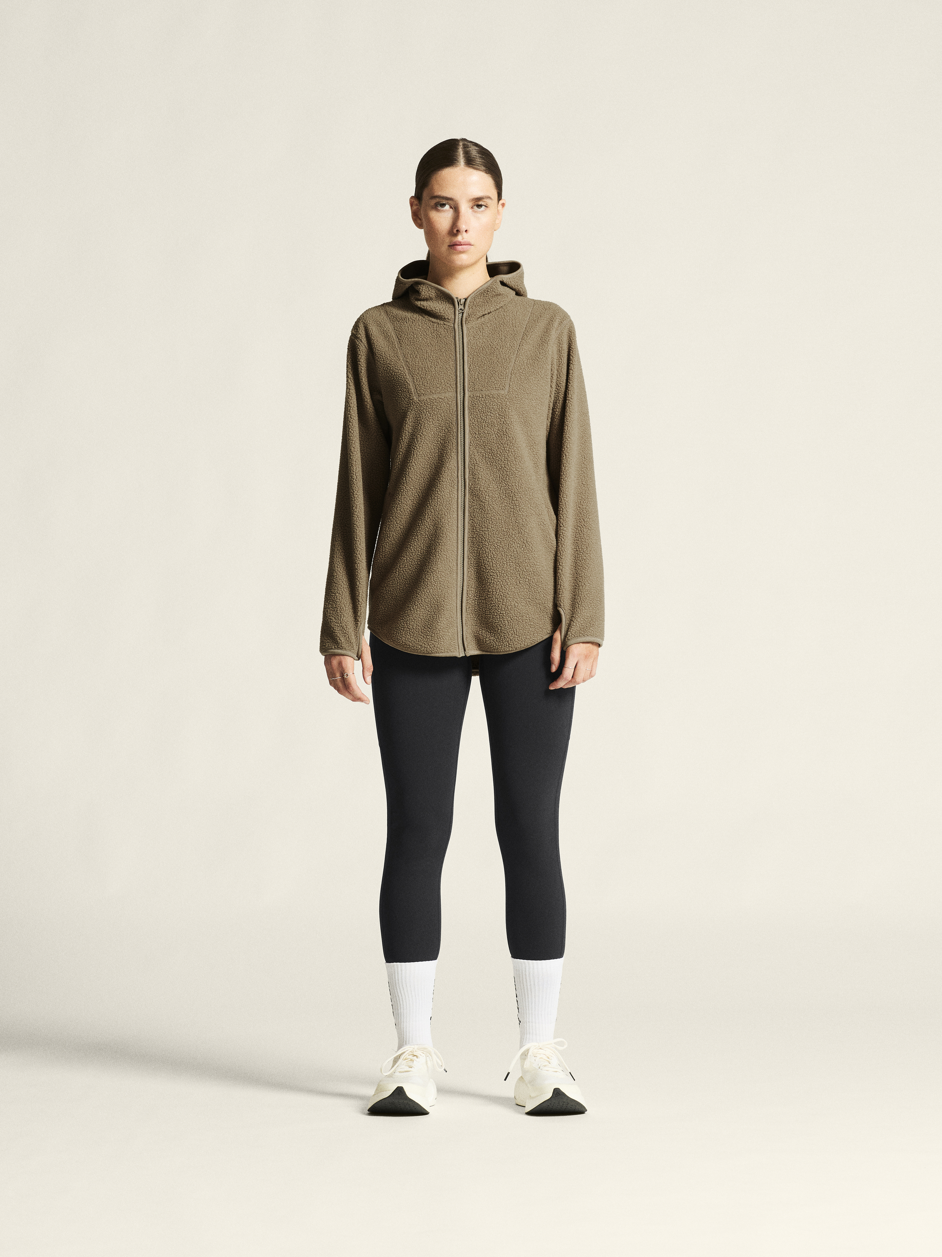 JOIN PILE FLEECE FZ HOOD W - 9