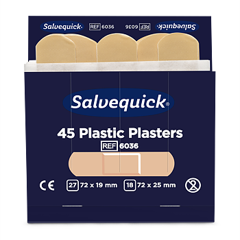 Plastic Plasters 45 pcs 6 Refill