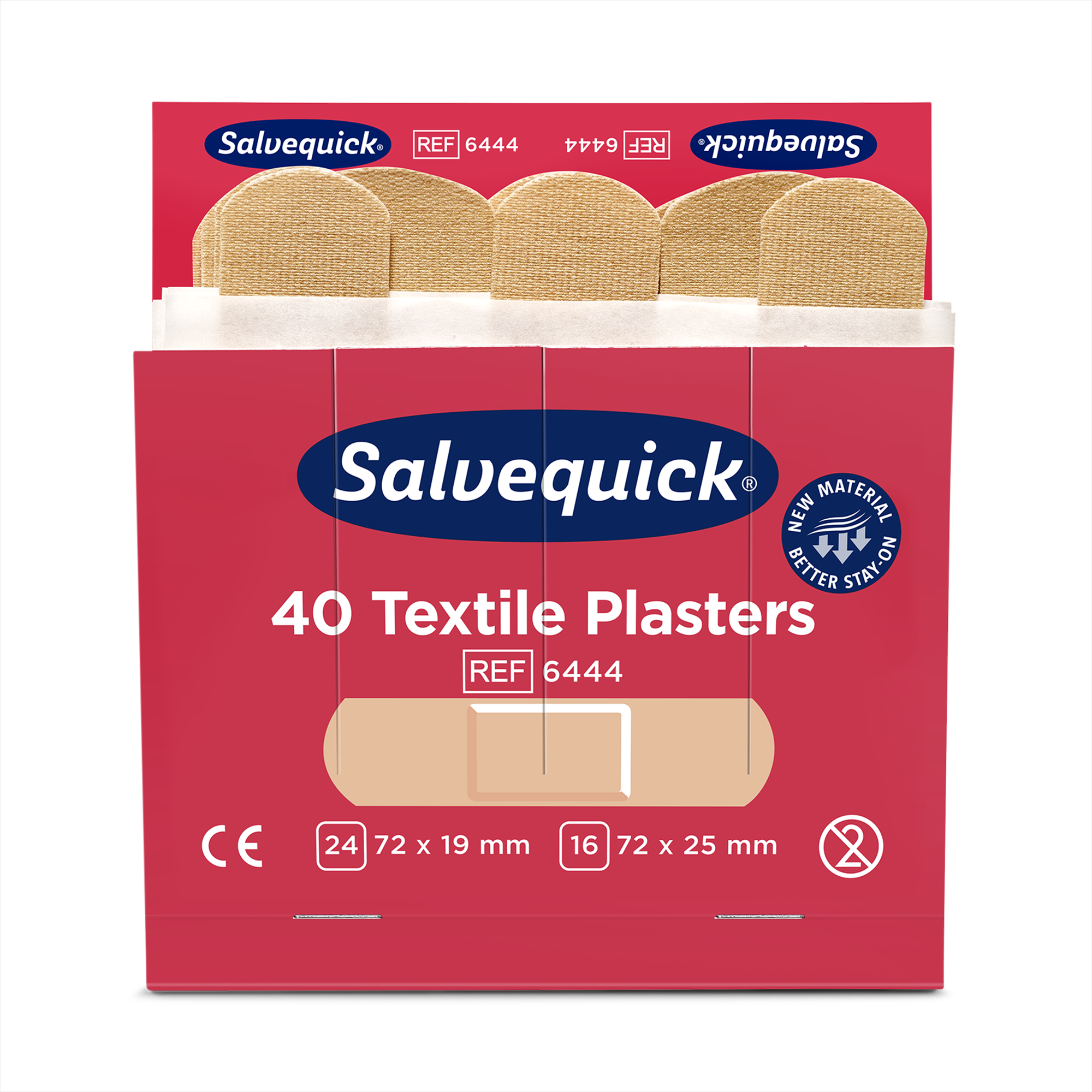 Textile Plasters 40 pcs 6 Refill