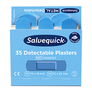 Detectable Plasters 35 pcs 6 Refill