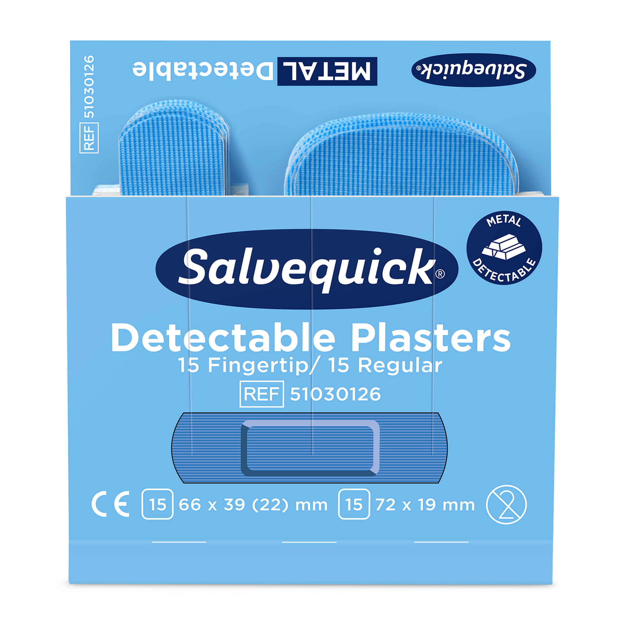 N Fingertip Detectable 30 pcs 6 Refill