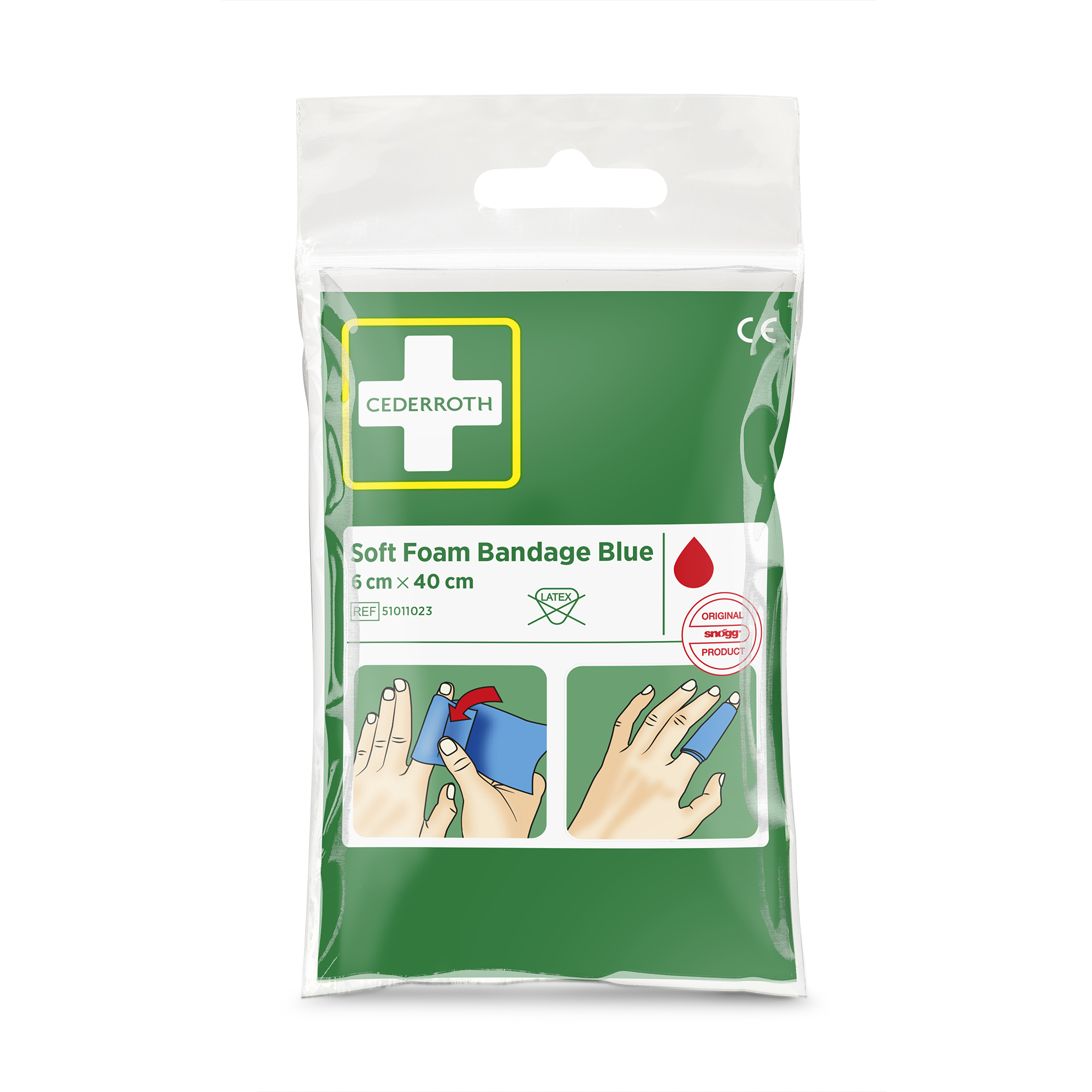 Food Handling Soft Foam Pocket Bandage
