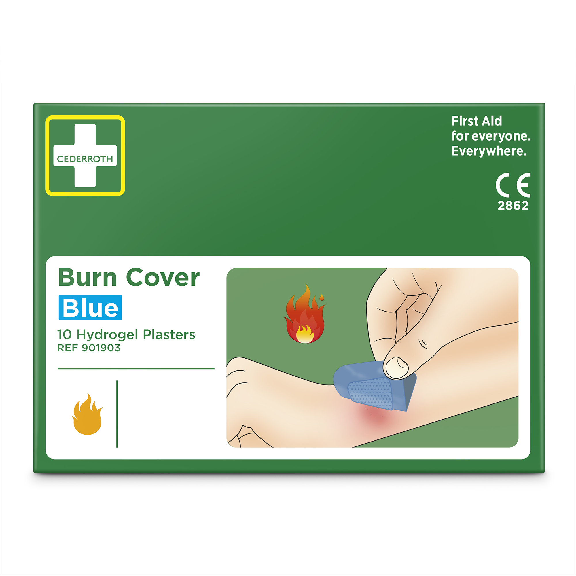 Burn Cover Hydrogel Plasters