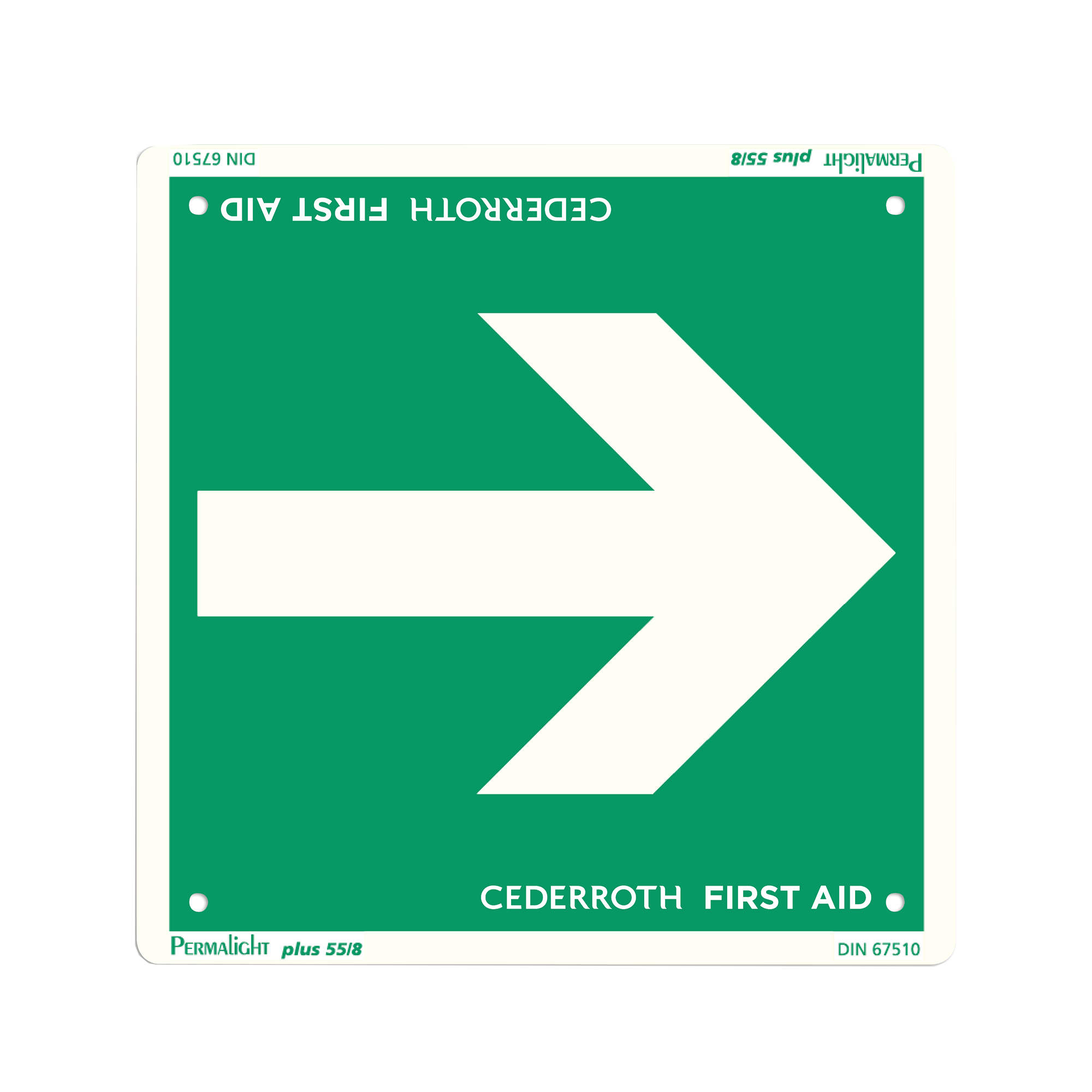 Escape Route Arrow Sign