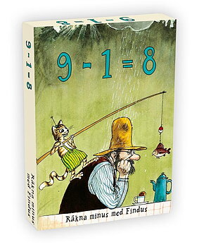 Findus 9 minus 1 är lika med 8 (Subtraktion)