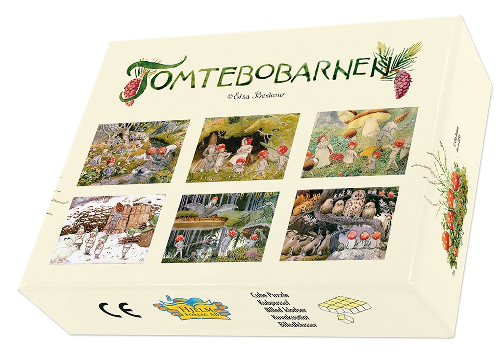 Tomtebobarnen kubpussel -12 bitar