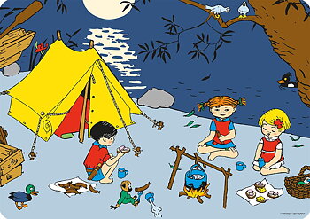 Underlägg Pippi Långstrump tältar