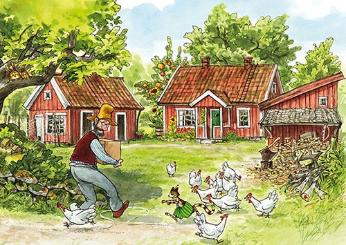 Vykort A6 Pettsongården