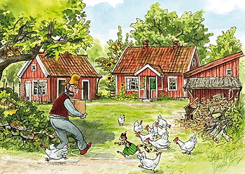 Vykort A6 Pettsongården