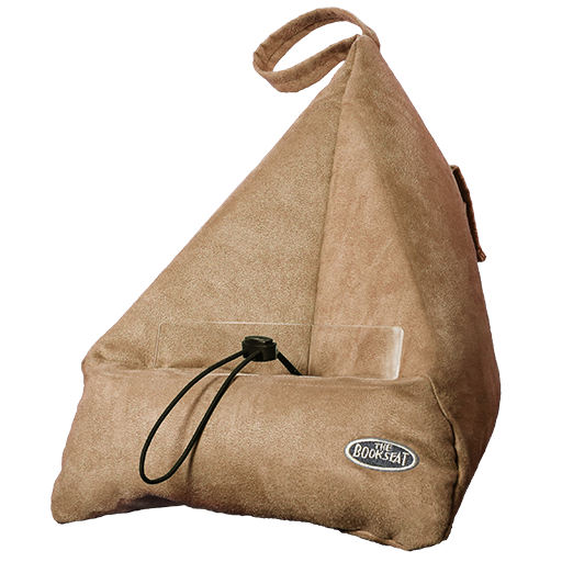 BookSeat läskudde – beige/mocka
