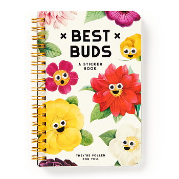 Best Buds – klistermärkesbok med rörliga ögon