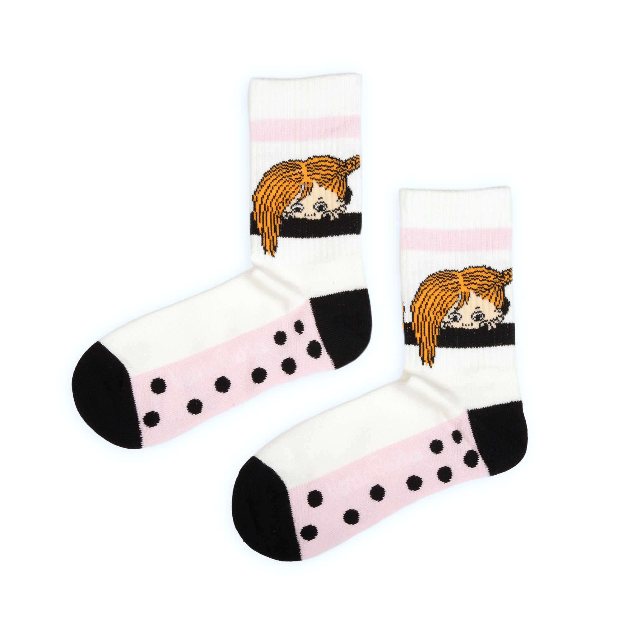 Pippi Långstrump dam retrostrumpor