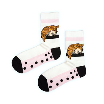 Pippi Långstrump dam retrostrumpor