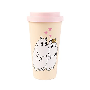 Mumin kärlek take away-mugg