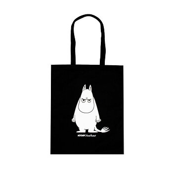 Mumin arg tygkasse svart
