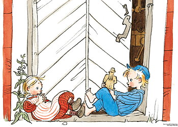 Affisch Emil och Ida