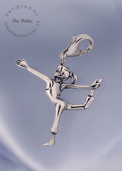 The Dancer yogacharm in silver - 2