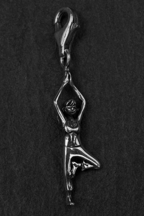 The tee yogacharm in silver - 3