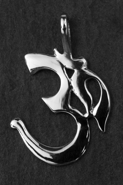 Aum silverpendent