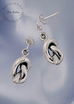 Silverearrings The Loveknot